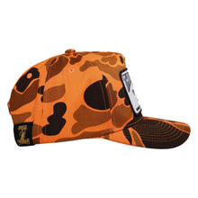 Load image into Gallery viewer, Snapback &quot;Hypnotize Established&quot; Orange Camo