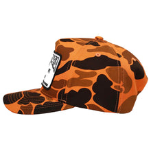 Load image into Gallery viewer, Snapback &quot;Hypnotize Established&quot; Orange Camo